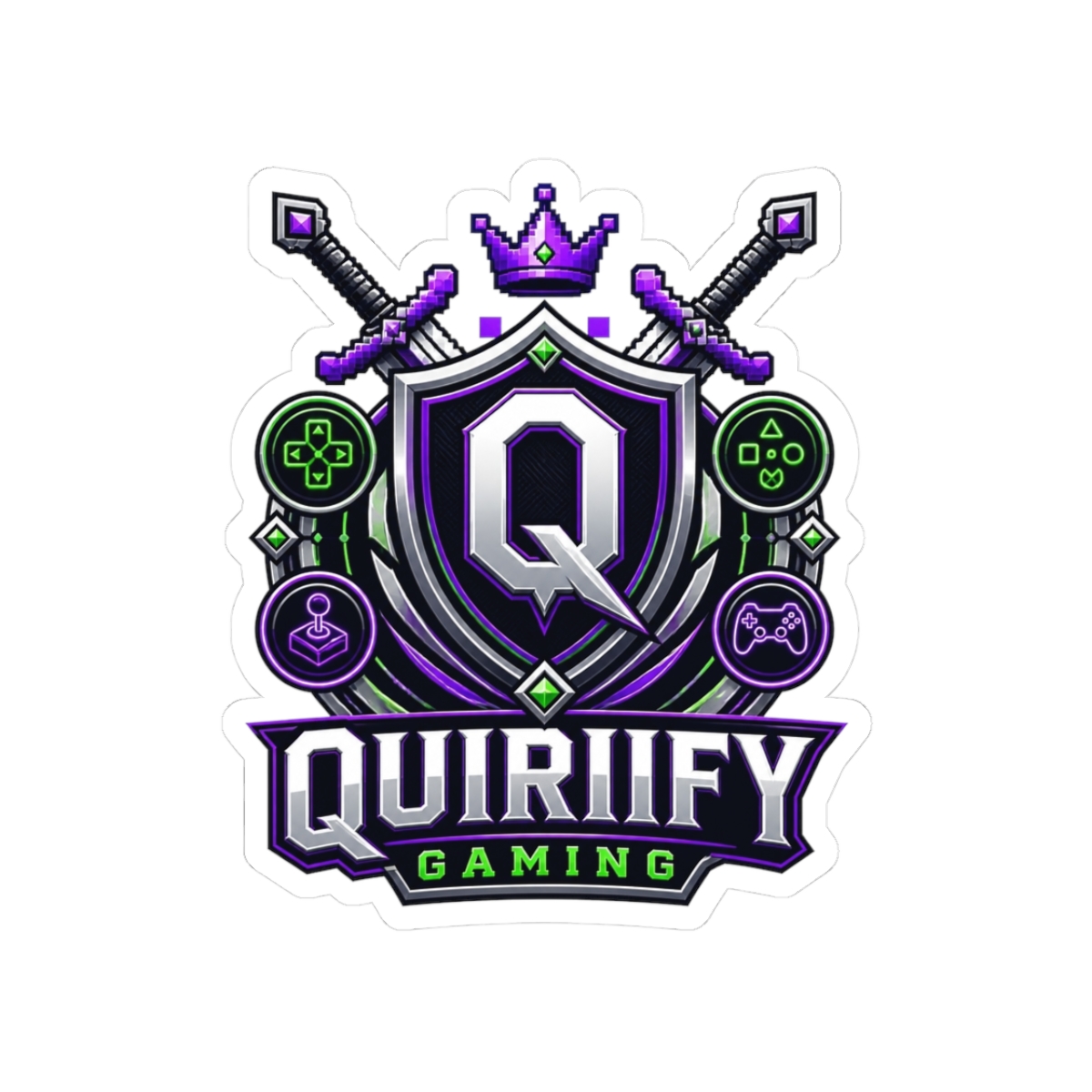quiriify As Its Focal Sticker - alternate angle 1, merchandise